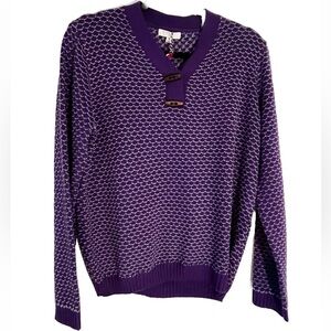 Une Ame Purple Pullover Sweater NWT Size XL